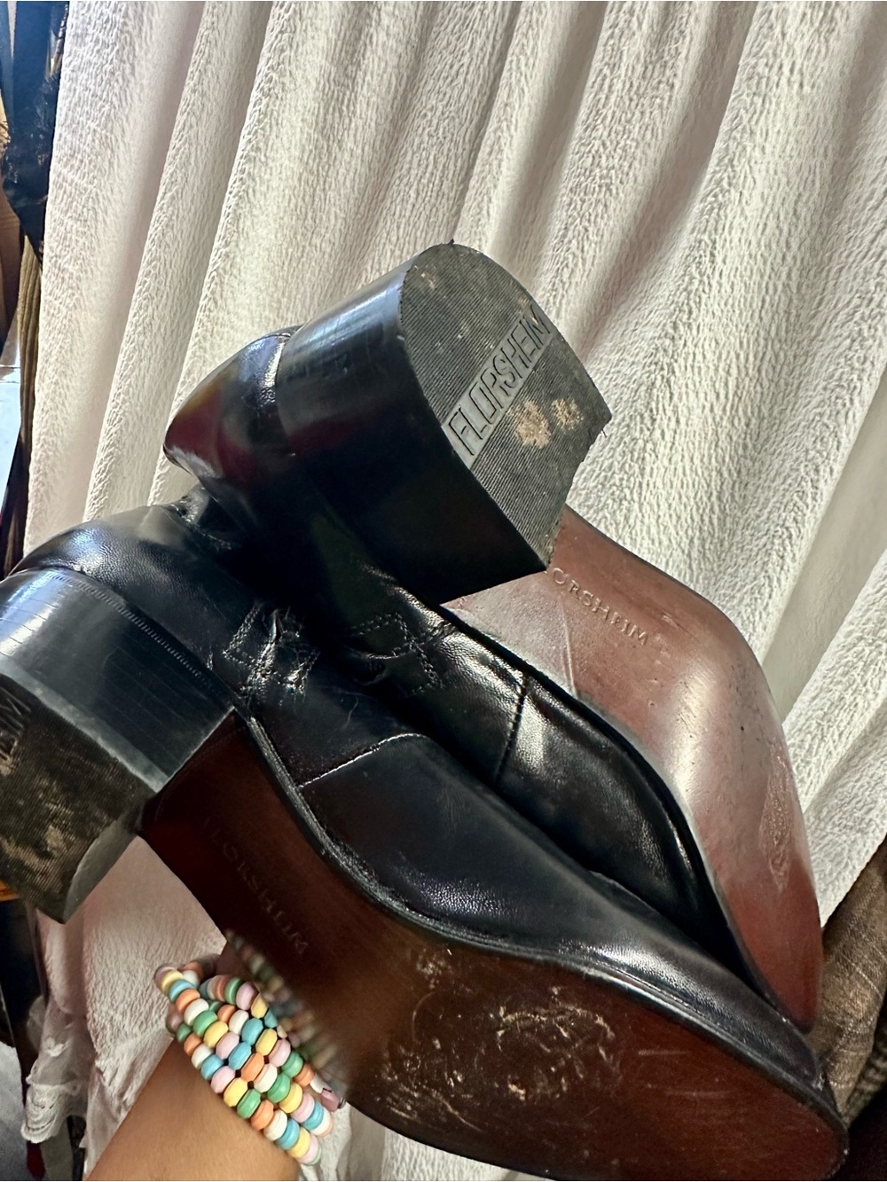 Florsheim Black Leather Men’s Oxford Dress Shoes (Beatles Boots)